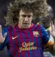 Puyol sufrió mareos tras el fuerte choque con Koné