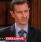 El presidente sirio Bashar el Asad durante la entrevista concedida a la cadena estadounidense ABC