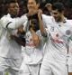 Los jugadores del Al Sadd celebran el tanto conseguido frente al equipo tunecino Esperance durante el Mundial de Clubes, que se celebra en Tokyo