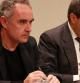 Ferran Adrià y Francesc Homs, durante la presentación del convenio