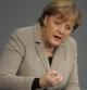 Imagen de la canciller alemana Angela Merkel en el parlamento alemán