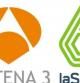 Logos de Antena 3 y La Sexta