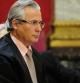 El juez Baltasar Garzón, sentado en el banquillo de los acusados del Tribunal Supremo