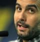 Pep Guardiola en la rueda de prensa previa al clásico copero