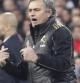 El entrenador portugués del Real Madrid, José Mourinho, durante el encuentro correspondiente a la ida de los cuartos de final de la Copa del Rey