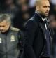 Guardiola, en primer plano, y Mourinho