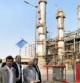 El presidente iraní, Mahmud Ahmadineyad, visita una refinería de petróleo en Irán