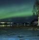 La aurora boreal vista cerca de la ciudad noruega de Trondheim