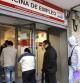 Colas en una oficina pública de de empleo