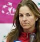 Arantxa Sanchez Vicario, en una foto como capitana del la selección española de tenis