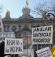 Protesta ante el Tribunal Supremo