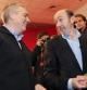 Pere Navarro y Alfredo Pérez Rubalcaba, el pasado enero en Barcelona cuando el líder del PSOE todavía era candidato a la Secretaría General