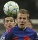 Pontus Wernbloom, del CSKA Moscú, durante el partido de Champions frente al Real Madrid