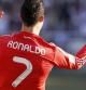 Cristiano Ronaldo celebra con sus compañeros su gol ante el Rayo Vallecano