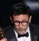 Michel Hazanavicius agradece el Oscar como mejor director por 'The Artist'