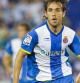 Joan Verdú, en un partido con el Espanyol