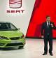 El presidente de Seat James Muir presenta la nueva generación del Ibiza en el Salón de Ginebra