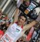 Kilian Jornet con una sonrisa, en estado victorioso