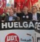 El secretario general de UGT, Cándido Méndez, y el secretario general de CC.OO., Ignacio Fernández Toxo, en la marcha de Bilbao contra la reforma laboral