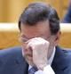 Mariano Rajoy, durante la sesión de control en el Senado