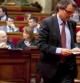 El presidente de la Generalitat, Artur Mas, durante el pleno del Parlament de Catalunya en la sesión de control al Gobierno catalán