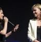 Las actrices Kristen Stewart y CharlizeTheron en la convención CinemaCon