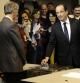 El candidato socialista, Francois Hollande