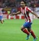 Radamel Falcao celebra el primer gol del Atlético ante el Athletic durante la final de la Europa League
