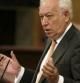 El ministro de Asuntos Exteriores y de Cooperación, José Manuel García-Margallo, en el Congreso de los Diputados.