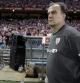 El entrenador del Athletic Club, el argentino Marcelo Bielsa, en la banda durante la final de la Copa del Rey