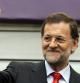 Mariano Rajoy realiza un gesto de aprobación durante el España - Italia inaugural de la Eurocopa