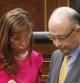 El ministro de Hacienda Cristóbal Montoro y la presidenta del PP de Catalunya, Alicia Sánchez-Camacho