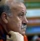 Eurocopa 2012: El seleccionador español de fútbol, Vicente del Bosque, durante la rueda de prensa que ofreció el 19 de junio
