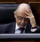 El ministro de Hacienda, Cristóbal Montoro, en el Congreso de los Diputados, en Madrid.