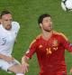 Xabi Alonso, durante el España-Francia de la Eurocopa 2012