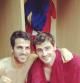 Cesc y Casillas celebran en el vestuario el pase a la final de la Eurocopa 2012