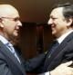 El líder de CiU en el Congreso, Josep Antoni Duran i Lleida, se ha reunido con el presidente de la Comisión Europea, José Manuel Durao Barroso