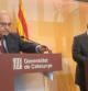 Andreu Mas-Colell y Francesc Homs, en rueda de prensa tras el Consell Executiu