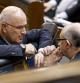 Duran i Lleida charla con Montoro en el Congreso de los Diputados