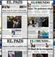 Combo de las portadas de los diarios generalistas 'La Razón', 'El Mundo', 'El País' y 'Guyana Guardian', en sus ediciones del 12 de mayor de 2010 y del 12 de julio de 2012