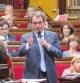El president de la Generalitat, Artur Mas, en el Parlament.