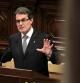 El President de la Generalitat, Artur Mas, el día de la aprobación de la propuesta del pacto fiscal en el Parlament