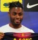 Alex Song, nuevo jugador del Barcelona el día de su presentación