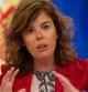 Soraya Sáenz de Santamaría, durante la rueda de prensa posterior al Consejo de Ministros