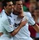 Barça-Madrid: Cristiano celebró el gol con Arbeloa
