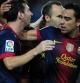 Barça-Madrid: Xavi felicita a Messi ante la presencia de sus compañeros