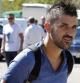 El jugador del Barça David Villa llega a la concentración de la selección española en la Ciudad del Fútbol de Las Rozas por primera vez desde su grave lesión