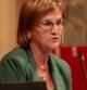 La presidenta del Parlament, Núria de Gispert, en la cámara catalana