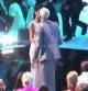 El momento del beso durante la gala de los MTV Video Music Awards.