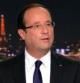 El presidente francés, François Hollande, durante una intervención en la cadena de televisión TF1